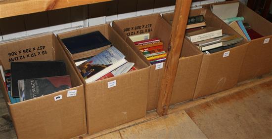 4 boxes of books
